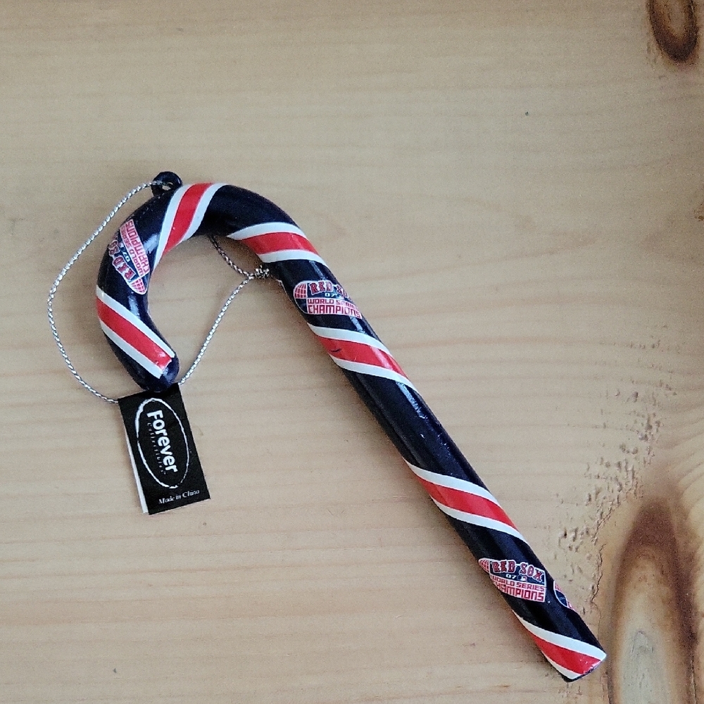 Boston Red Sox 2007 Candy Cane Ornament